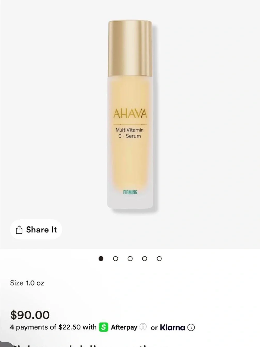 AHAVA Multivitamin C+ Serum